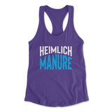 Heimlich Manure Womens Racerback Tank