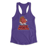 Roast Malone Womens Racerback Tank in Purple Rush color