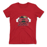 Fart And Furious Womens T-Shirt in Red color