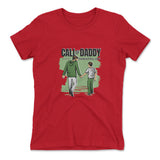 Call Of Daddy Womens T-Shirt in Red color