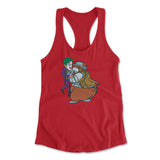 Iam Bearman Womens Racerback Tank in Red color