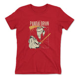 The Pandalorian Womens T-Shirt in Red color