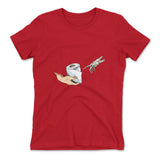 Creation Of Adam - Toilet Paper Womens T-Shirt in Red color