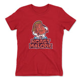 Roast Malone Womens T-Shirt in Red color