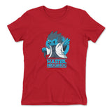 Master Hedgehog Womens T-Shirt in Red color