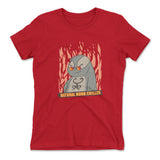 Natural Born Chiller Womens T-Shirt in Red color