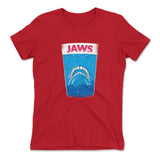 Jaws Teeth Womens T-Shirt in Red color