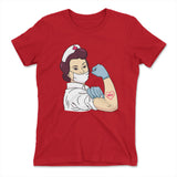 Strong Nurse Womens T-Shirt in Red color