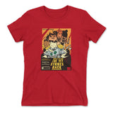 Cat Wars - The Vet Strikes Again Womens T-Shirt in Red color