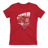 Power Loops Womens T-Shirt in Red color