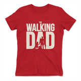 The Walking Dad Womens T-Shirt in Red color