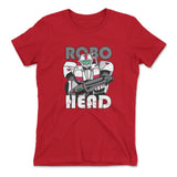 Robo Head Womens T-Shirt in Red color