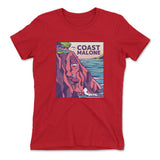 Coast Malone Womens T-Shirt in Red color