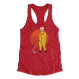 Kill Bill Mrs.santa Womens Racerback Tank in Red color