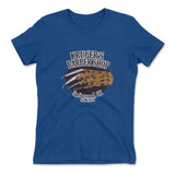 Krugers Barbershop Womens T-Shirt in Royal color