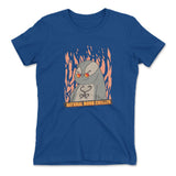 Natural Born Chiller Womens T-Shirt in Royal color