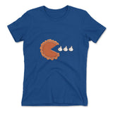 Pie Eating Cream Womens T-Shirt in Royal color
