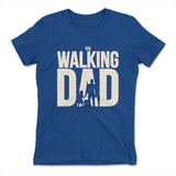 The Walking Dad Womens T-Shirt in Royal color