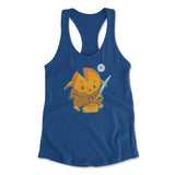 Baby Gouda Womens Racerback Tank in Royal color