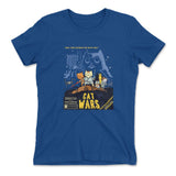 Cat Wars - May The Cat Mint Be With You Womens T-Shirt in Royal color