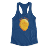 I Believe In Science Womens Racerback Tank in Royal color
