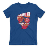 Power Loops Womens T-Shirt in Royal color