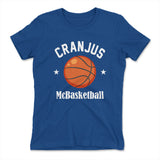 Cranjus Mcbasketball Womens T-Shirt in Royal color