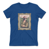 Monalisa Helmet Womens T-Shirt in Royal color