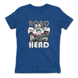 Robo Head Womens T-Shirt in Royal color
