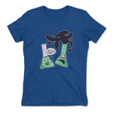 I Think You're Overreacting Womens T-Shirt in Royal color