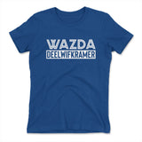 Wazda Deelwifkramer Womens T-Shirt in Royal color