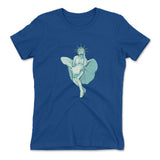 Statue Of Liberty Marilyn Monroe Womens T-Shirt in Royal color