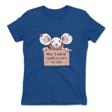 Willing To Undergo Scientific Research For Food Womens T-Shirt in Royal color