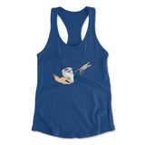 Creation Of Adam - Toilet Paper Womens Racerback Tank in Royal color