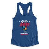 Little Jerry Womens Racerback Tank in Royal color