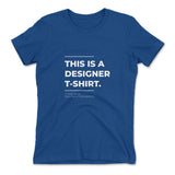 Designer Tshirt Womens T-Shirt in Royal color