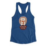 Hedge Hog Potter Womens Racerback Tank in Royal color