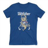 The Slothfather Womens T-Shirt in Royal color