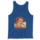 Nachos Drug Lord Men/Unisex Tank in True Royal color