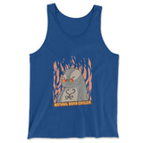 Natural Born Chiller Men/Unisex Tank in True Royal color