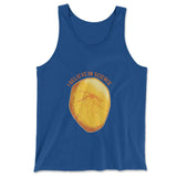 I Believe In Science Men/Unisex Tank in True Royal color