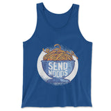 Send Noods Men/Unisex Tank in True Royal color