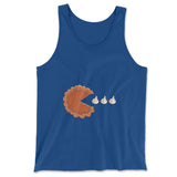 Pie Eating Cream Men/Unisex Tank in True Royal color