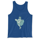 Statue Of Liberty Marilyn Monroe Men/Unisex Tank in True Royal color