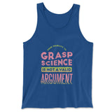 Not A Valid Argument Men/Unisex Tank in True Royal color