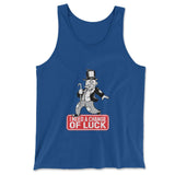 Change Luck Monopoly Parody Men/Unisex Tank in True Royal color
