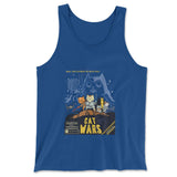 Cat Wars - May The Cat Mint Be With You Men/Unisex Tank in True Royal color