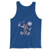 Quadcopter Robot Men/Unisex Tank in True Royal color