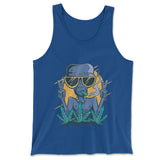 Alien Joint Men/Unisex Tank in True Royal color