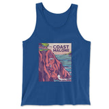 Coast Malone Men/Unisex Tank in True Royal color